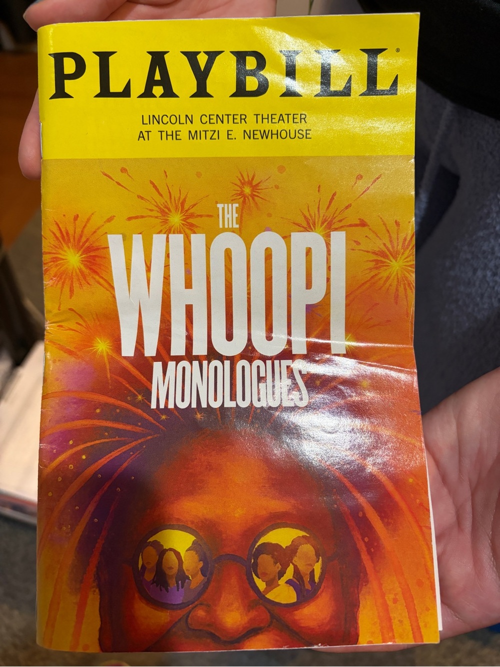 : The Whoopi Monologues - August playbill